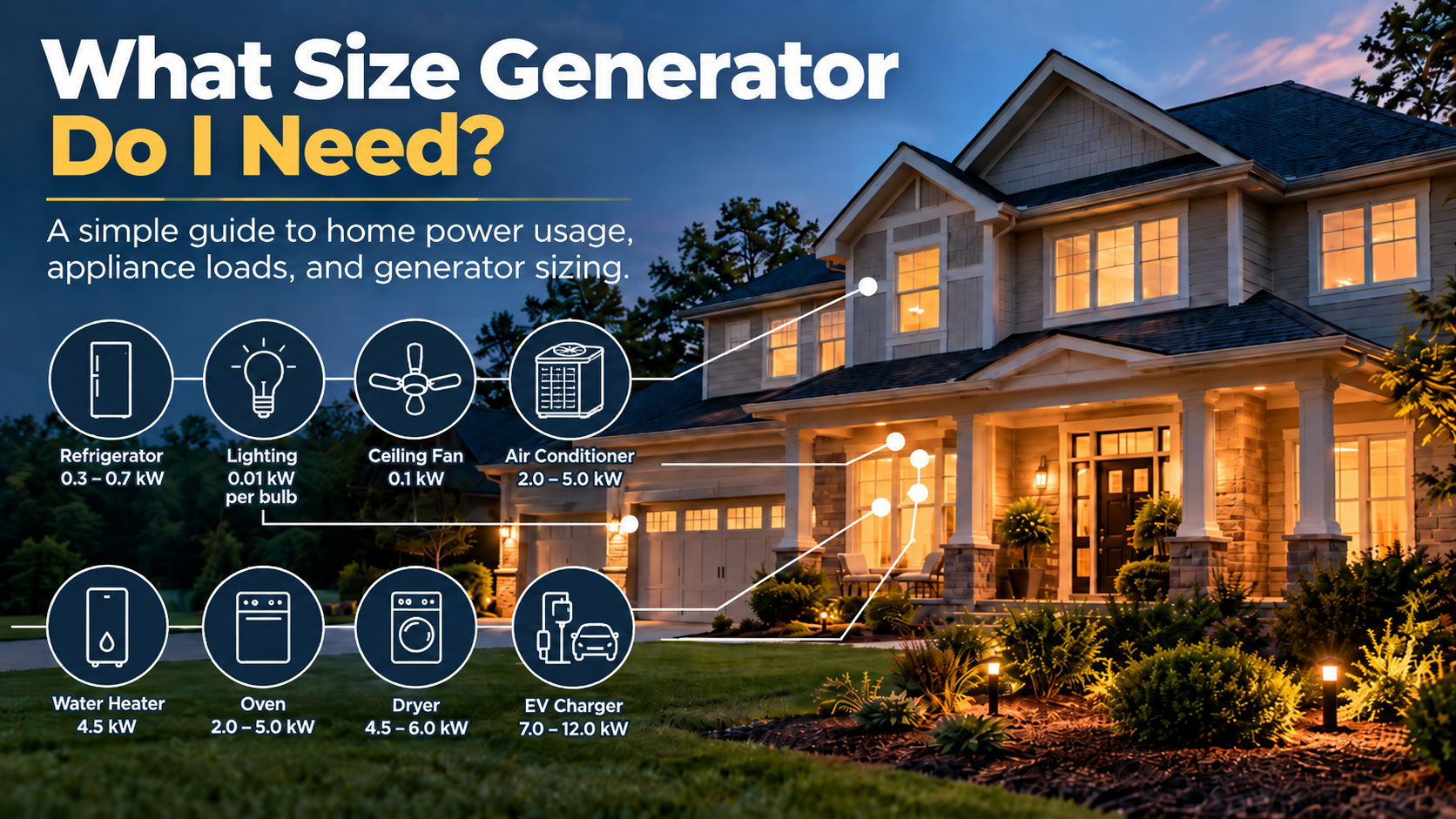 Whole-Home Generator Size Calculator